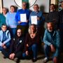 Il direttivo con la certificazione