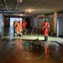 Garage allagato: Aib al lavoro nel pomeriggio a Prali Garage allagato: Aib al lavoro nel pomeriggio a Prali