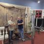 Da sinistra Dario Costantino e Remo Caffaro in una sala della mostra