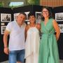 Barbara Berton con il consigliere comunale Nicola Sellitto e Paola Paletto
