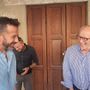 Alex Del Piero con il sindaco Giorgio Albertino