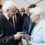 Il presidente Mattarella con Maria Sole Agnelli