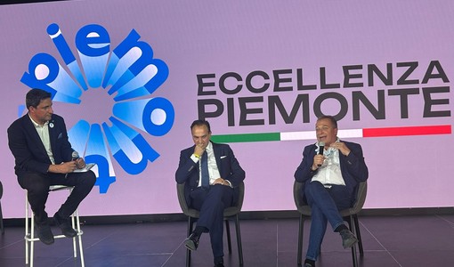Il presidente della Regione Alberto Cirio con l’assessore Paolo Bongioanni