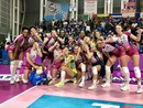 La festa a fine partita (foto di Christian Bosio)