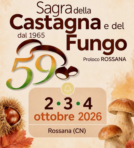 Rossana – Sagra della Castagna e del Fungo: quando a finire in tavola è il bosco autunnale Rossana – Sagra della Castagna e del Fungo: quando a finire in tavola è il bosco autunnale