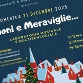 Domenica 21 dicembre a Saluzzo il Laboratorio “Suoni e Meraviglie” rivolto ai bambini 0-3 anni Domenica 21 dicembre a Saluzzo il Laboratorio “Suoni e Meraviglie” rivolto ai bambini 0-3 anni