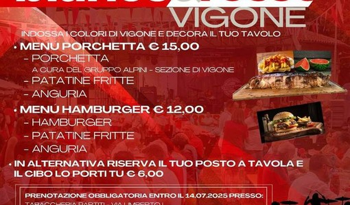 Bianco, rosso e tanta musica: Vigone è pronta a fare festa