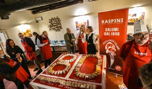Celebrazioni per gli 80 anni di Raspini