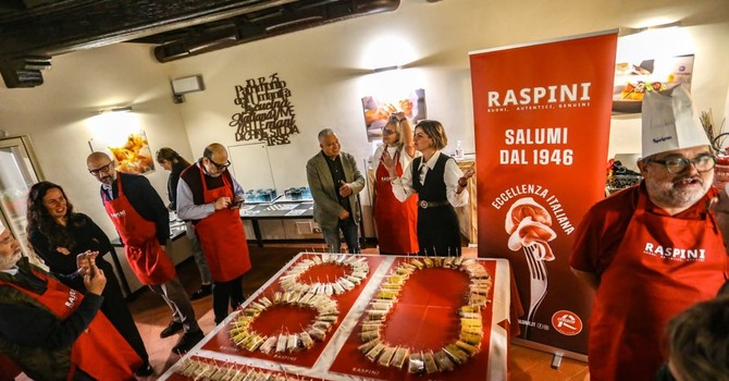 Celebrazioni per gli 80 anni di Raspini