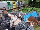 I rifiuti abbandonati all’ecopunto di località Giovo