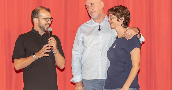 Silvia Boggiatto e Lino Di Gianni, vicini (foto di Claudio Bonifazio)