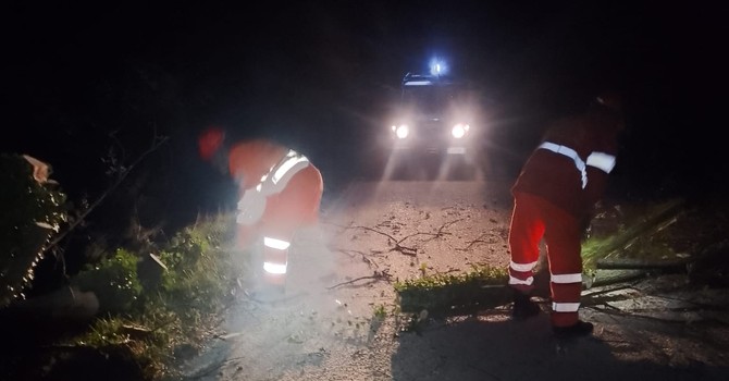 Alberi e grossi rami sulle strade: Angrogna alle prese con l’emergenza