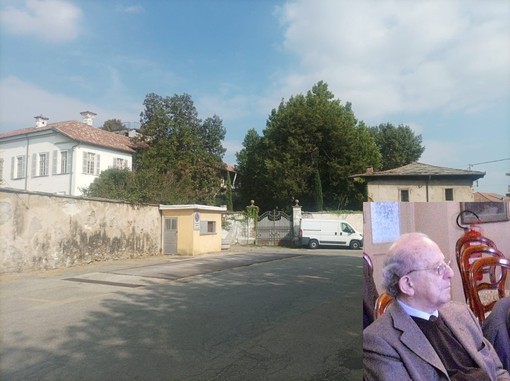 Edoardo Daneo, nel riquadro, e la sua amata Villa