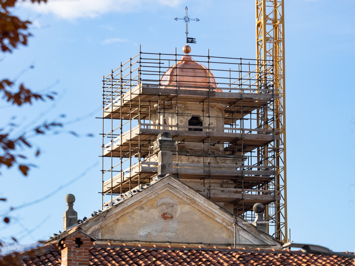 I lavori a San Bernardino (foto di Christian Bosio) I lavori a San Bernardino (foto di Christian Bosio)