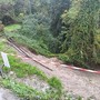 Una frana di strada Cuccia dell’ottobre 2024