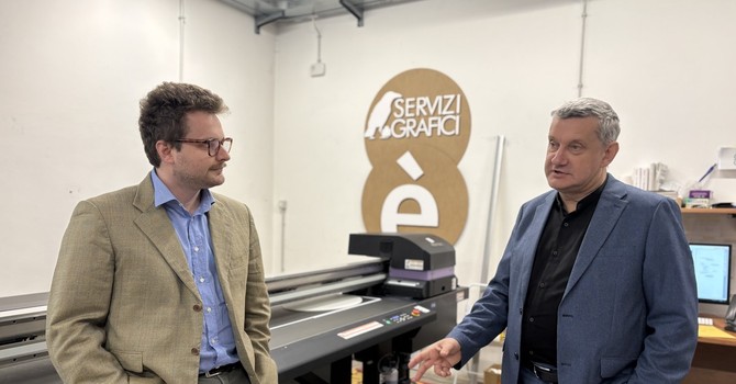 Stefano Cardetti con il figlio Luca