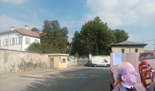 Edoardo Daneo, nel riquadro, e la sua amata Villa