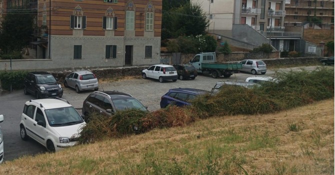 Il parcheggio di via San Michele