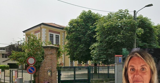 Le elementari di Bricherasio con la nuova dirigente nel riquadro