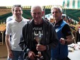 Bruno Fenoglio, conducente con il trattore più vecchio