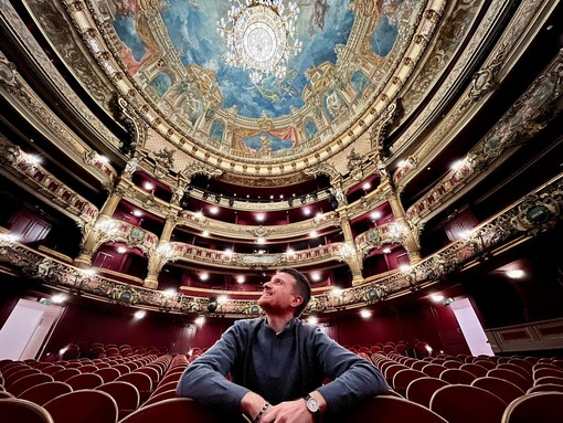 Stefano Arnaudo nel Théâtre Royal de la Monnaie