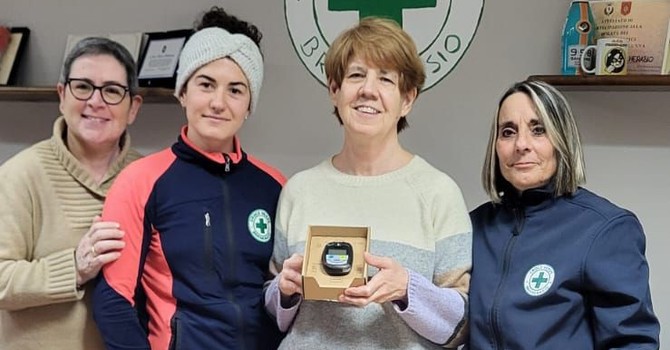 La donazione alla Croce Verde di Bricherasio