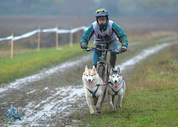 Il bibianese Vercellone chiude quinto, sotto la pioggia, il suo primo Europeo di bikejoring