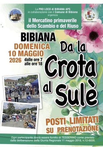 Bibiana capitale del riuso: torna lo storico mercatino primaverile