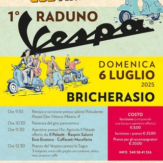 Bricherasio accende i motori: arriva il 1° Raduno Vespe alla Sagra della Costina