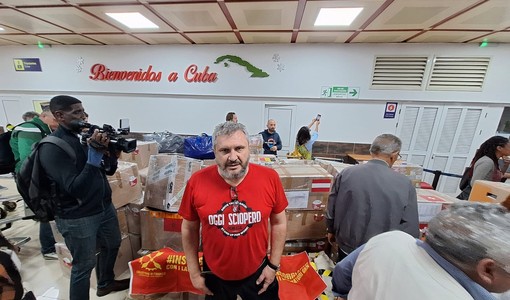 Ugo Bolognesi a Cuba e gli scatoloni di aiuti
