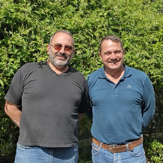 Da sinistra il vice Pasquale Mastrototaro e il presidente Enrico Biasiotto