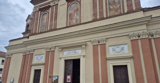 La parrocchia di San Lorenzo a Cavour, dove don Ginestrone verrà accolto
