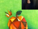Il logo di Tuttomele e Giorgia Rostan nel riquadro