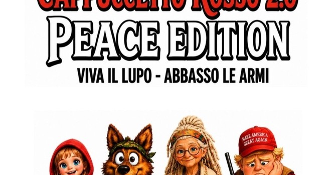 Fiabe senza violenza: arriva a Villar Pellice la versione ‘Peace Edition’ di Cappuccetto Rosso