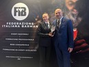 Melissa Nitto di Bibiana, studente dell’Alberghiero Paire di Barge, con il suo professore Aldo Petrasso di Osasco