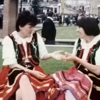 Da sinistra Ida Galvagno con l'amica Silvia Ghirardotto