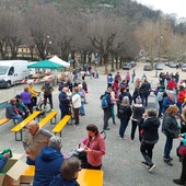 La partenza da Cavour dello scorso anno