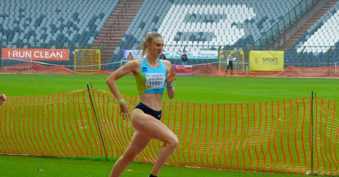 Elisabetta Galliano in pista