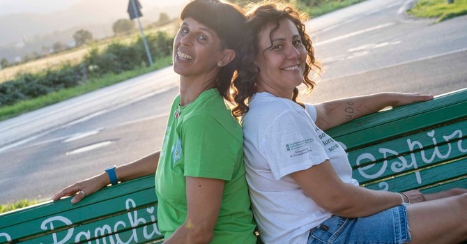 Stefania Ferrero ed Elena Lauro sulla Panchina del respiro