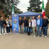 Il primo banchetto a Cumiana Il primo banchetto a Cumiana