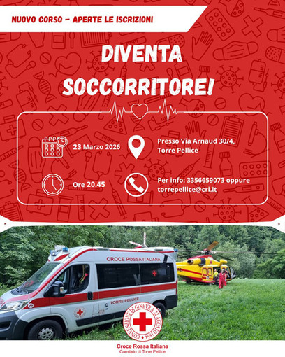 Soccorritori si diventa! A Torre Pellice parte il nuovo corso della Croce Rossa