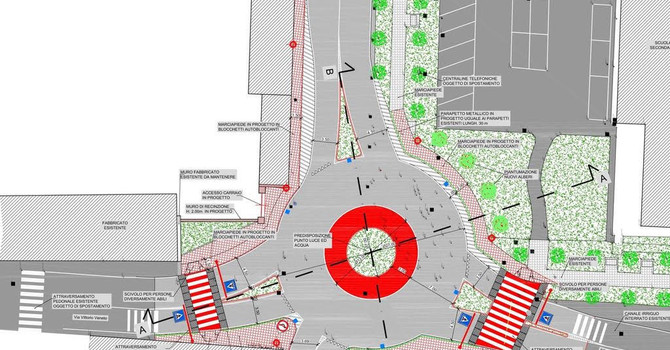 Il progetto della nuova rotonda