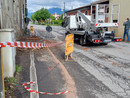 Il crollo in via Vittorio Veneto a Cavour