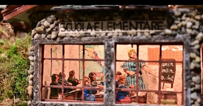 Il presepe meccanico di Dubbione rappresenta luoghi e scene di vita della valle