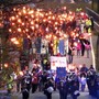 La fiaccolata di Valle in una foto di Bruno Galliano
