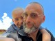 Papà Federico con il figlio Alberto