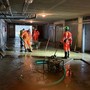 Garage allagato: Aib al lavoro nel pomeriggio a Prali
