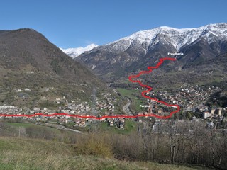 L’itinerario da Pomaretto