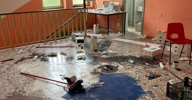 I danni procurati dai vandali