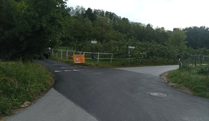 Asfalto nuovo in strada Rivà: stop al traffico sulla salita tra Luserna San Giovanni e Bricherasio Asfalto nuovo in strada Rivà: stop al traffico sulla salita tra Luserna San Giovanni e Bricherasio
